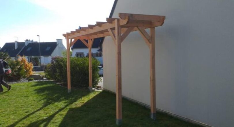 Petite pergola en Douglas